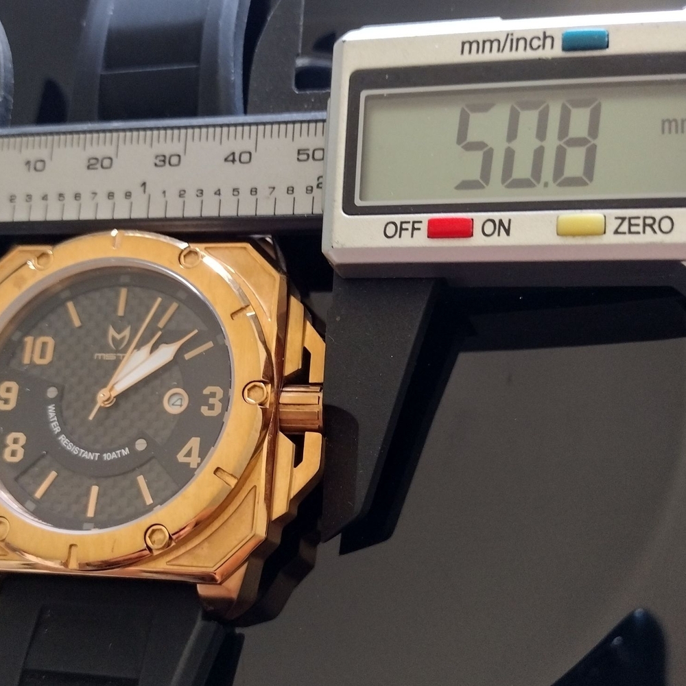 MEISTER Rose Gold and Black Men's Watch - Picture 12 of 14